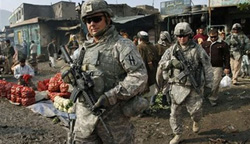 Lính Mỹ tuần tra tại Kabul, Afghanistan