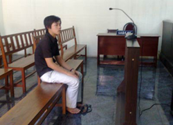 Phạm Văn Hải tại phiên toà sơ thẩm