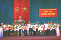 Thành công của hội thi Bí thư Chi bộ giỏi đã góp phần nâng cao sức chiến đấu cho tổ chức Đảng