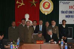 Tại hội nghị tổng kết, các cấp hội CCB trong tỉnh đã phát động và ký kết giao ước thi đua năm 2010