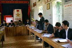 Đản bộ xã Phú Lương, huyện Lạc Sơn thực hiện tốt công tác kiểm tra trong Đảng