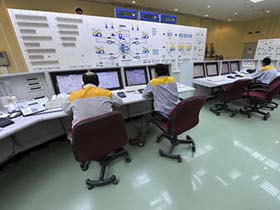 Phòng điều hành nhà máy điện hạt nhân Bushehr. Phương Tây nói sâu Stuxnet đã thâm nhập nhà máy, Iran nói không có.