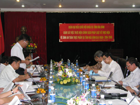 Đoàn ĐBQH khóa XII tỉnh giám sát thực hiện chính sách,  pháp luật vệ sinh an toàn thực phẩm tại tỉnh giai đoạn 2004 - 2008