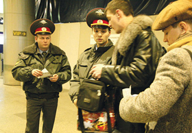 Cảnh sát Nga tăng cường an ninh tại ga quốc tế sân bay Domodedovo