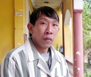 Phạm nhân Nguyễn Hữu Nghĩa.
