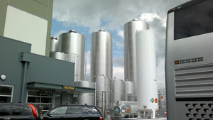 Nhà máy chế biến bột sữa Miraka do Vinamilnk đầu tư ở New Zealand.