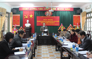Hội nghị kiểm điểm tự phê bình và phê bình đối với tập thể và cá nhân Ban Thường vụ Đảng ủy khối năm 2013.