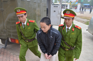 HĐXX TAND tỉnh đã tuyên phạt mức án 20 năm tù cho hành vi phạm tội của Bùi Văn Tiệp.