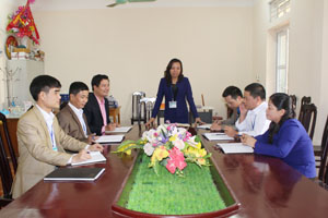 Đảng ủy phường Chăm Mát (TP Hòa Bình)  triển khai chương trình kiểm tra, giám sát của cấp ủy năm 2016.