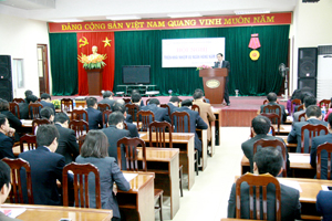 Hội nghị Tổng kết ngành Ngân hàng, TCTD năm 2015. 

