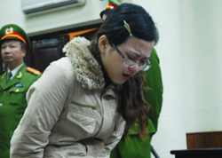 Kim Anh tại phiên xử ngày 30/12/2009
