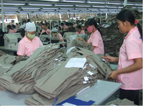 Các dự án đầu tư tại KCN Lương Sơn giải quyết việc làm cho hàng nghìn lao động địa phương.
