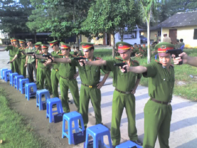 Phong trào luyện tập TDTT được phát triển sâu rộng trong lực lượng Công an tỉnh.