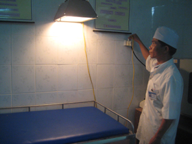 Nhờ làm tốt công tác xã hội hóa y tế, cơ sở vật chất của trạm y tế xã Nam Sơn được đảm bảo góp phần nâng cao chất lượng CSSK nhân dân.