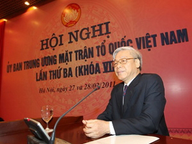 Tổng Bí thư, Chủ tịch Quốc hội Nguyễn Phú Trọng phát biểu tại Hội nghị