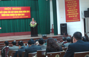 Đồng chí Nguyễn Văn Quang, Phó Bí thư Thường trực Tỉnh ủy, Chủ tịch HĐND tỉnh phát biểu kết luận hội nghị.