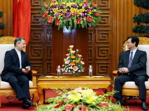 Thủ tướng Nguyễn Tấn Dũng tiếp Ngài Seyed Javad G Shahidi, Đại sứ Iran tại Việt Nam.