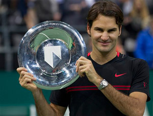 Lần đầu Federer vô địch tại ATP Rotterdam là ở nội dung đánh đôi năm 2002.