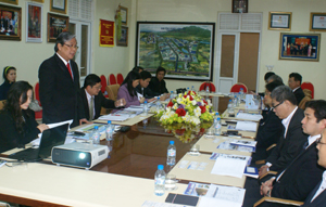 Lãnh đạo Công ty CP BĐS An Thịnh cung cấp thông tin về các chính sách ưu đãi đầu tư vào KCN Lương Sơn