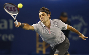 Federer trên hành trình tìm kiếm danh hiệu đầu tiên trong năm 2013.
