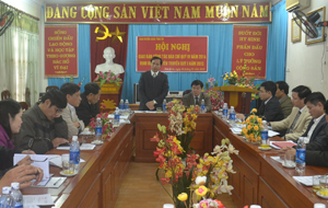 Đồng chí Nguyễn Văn Toàn, UVTV, Trưởng Ban Tuyên giáo Tỉnh ủy phát biểu tại hội nghị.

 


