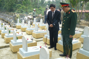 Thiếu tướng Bùi Đình Phái, Chỉ huy trưởng Bộ CHQS tỉnh tưởng nhớ đồng đội giữa núi rừng Trường Sơn huyền thoại.