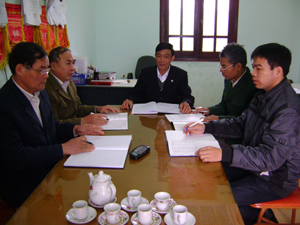Hội CCB huyện Cao Phong họp giao ban đánh giá kết quả CVĐ và triển khai công việc trong thời gian tới.