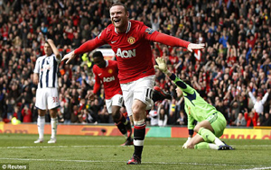 Rooney lập cú đúp trong trận đấu này.