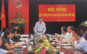 Đồng chí Trần Đăng Ninh, Phó Chủ tịch UBND tỉnh phát biểu kết luận hội nghị.
