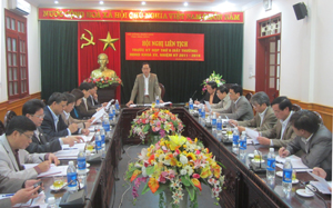 Đồng chí Nguyễn Văn Quang, Phó Bí thư Thường trực Tỉnh ủy, Chủ tịch HĐND tỉnh kết luận hội nghị.