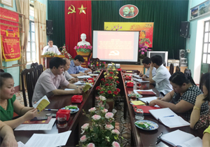 Lãnh đạo UBKT Tỉnh uỷ quán triệt tới CB, ĐV chuyên đề học tập và làm theo tấm gương đạo đức Hồ Chí Minh năm 2015.