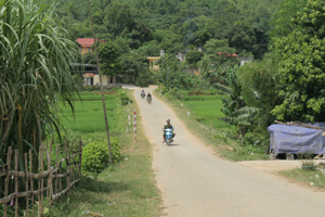 Đường giao thông xã Kim Sơn (Kim Bôi) được đầu tư góp phần phát triển KT-XH trên địa bàn.


