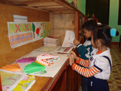 Các trường tiểu học trên địa bàn TPHB quan tâm xây dựng góc học tập thân thiện cho học sinh