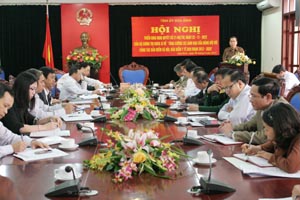 Đồng chí Nguyễn Văn Quang, Phó Bí thư TT Tỉnh uỷ, Chủ tịch HĐND tỉnh kết luận hội nghị.