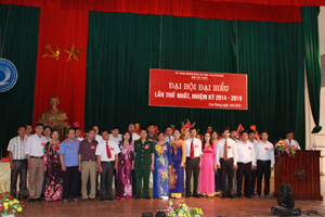 BCH Hội trí thức huyện Cao Phong nhiệm kỳ 2014-2019 ra mắt đại hội.
