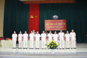 BCH Đảng bộ CA Kỳ Sơn nhiệm kỳ 2015-2020 ra mắt Đại hội. 

