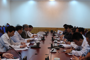 Đoàn công tác của Ủy ban Dân tộc làm việc với lãnh đạo UBND tỉnh và các ngành hữu quan tỉnh ta.

 

