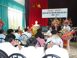 Đoàn luật sư tỉnh tổ chức đại hội nhiệm kỳ V (2008 - 2011)