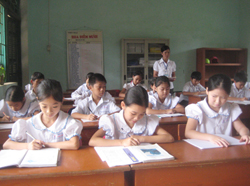 Điều kiện cơ sở vật chất được cải thiện góp phần tích cực giúp Trường Tiểu học Yên Lạc nâng cao chất lượng giáo dục