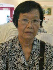 Cô Trần Thị Ngời đã làm phiên dịch nhiều năm cho các phạm nhân bị khiếm thính.