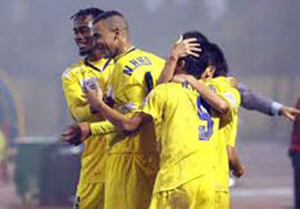 SLNA đang có nhiều cơ hội vào vòng đấu loại trực tiếp cua AFC Cup 2011