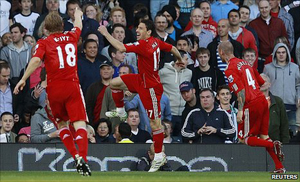 Rodriguez tiếp tục tỏa sáng trong màu áo Liverpool.