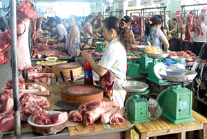 Thịt heo sạch cũng có thể chứa vi khuẩn liên cầu lợn (ảnh minh hoạ).