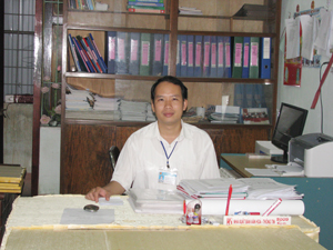 Anh Nguyễn Quang Tự, Bí thư Đoàn Trường Trung cấp Y tế Hòa Bình hiện là một trong những người giữ kỷ lục về tuyên truyền, vận động đoàn viên thanh niên hiến máu