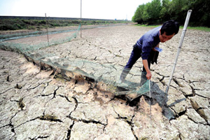 Tình trạng khô hạn diễn ra tại nhiều tỉnh miền Nam Trung Quốc.
