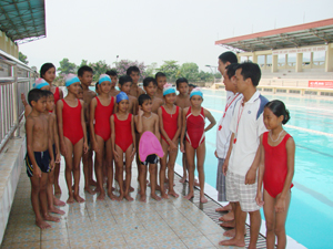 Các thành viên BHL và các VĐV đội tuyển bơi tỉnh ta có sự chuẩn bị tốt về nhiều mặt, sẵn sàng cho cuộc đua tài tại HKPĐ toàn quốc tại Phú Thọ.