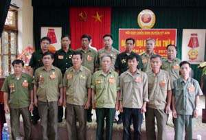 BCH Hội CCB huyện Kỳ Sơn khóa V, nhiệm kỳ 2012-2017 ra mắt tại đại hội.