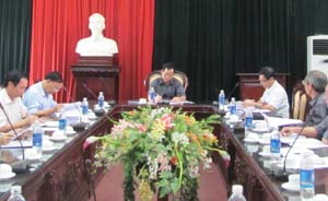 Đồng chí Nguyễn Văn Quang, Phó Bí thư Thường trực Tỉnh uỷ, Trưởng Ban Chỉ đạo đã chủ trì hội nghị.