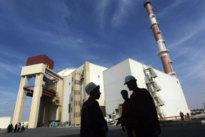 Nhà máy điện hạt nhân duy nhất hiện nay của Iran tại Bushehr.
