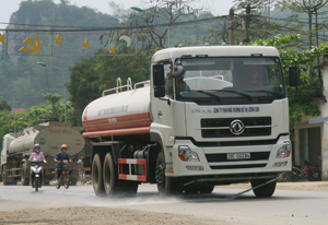Công ty TNHH Môi trường đô thị Lương Sơn đầu tư thiết bị,  phương tiện phục vụ  công tác vệ sinh đô thị.